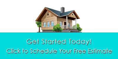 Contact form link button with an image of a house above the words Get Started Today. Click to schedule your free estimate.